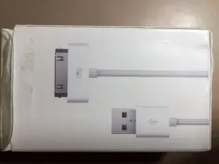 USB Power Adaptor med kabel til iPod