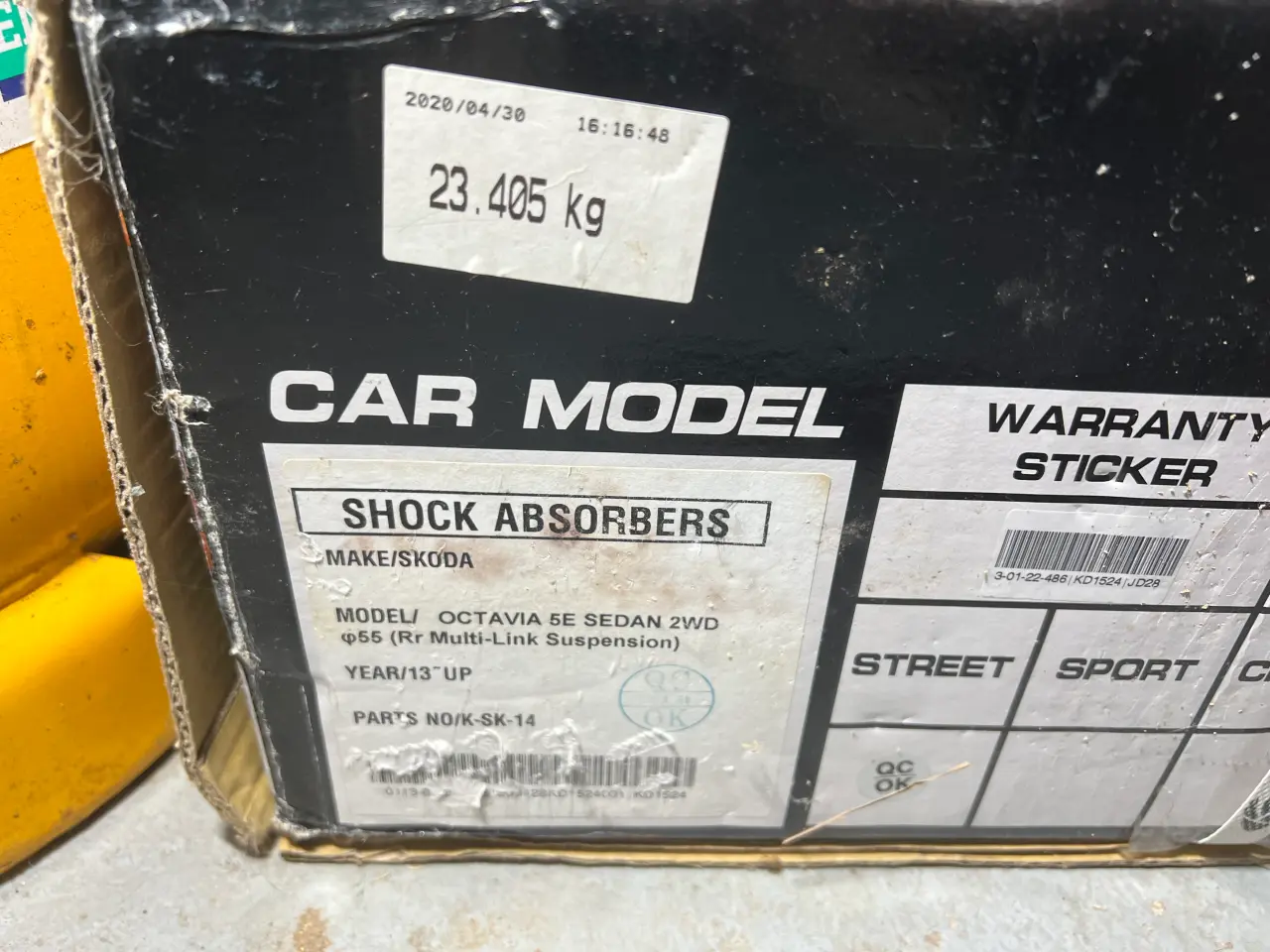 Billede 1 - Gevind undervogn/ Skoda rs .5E undervogn