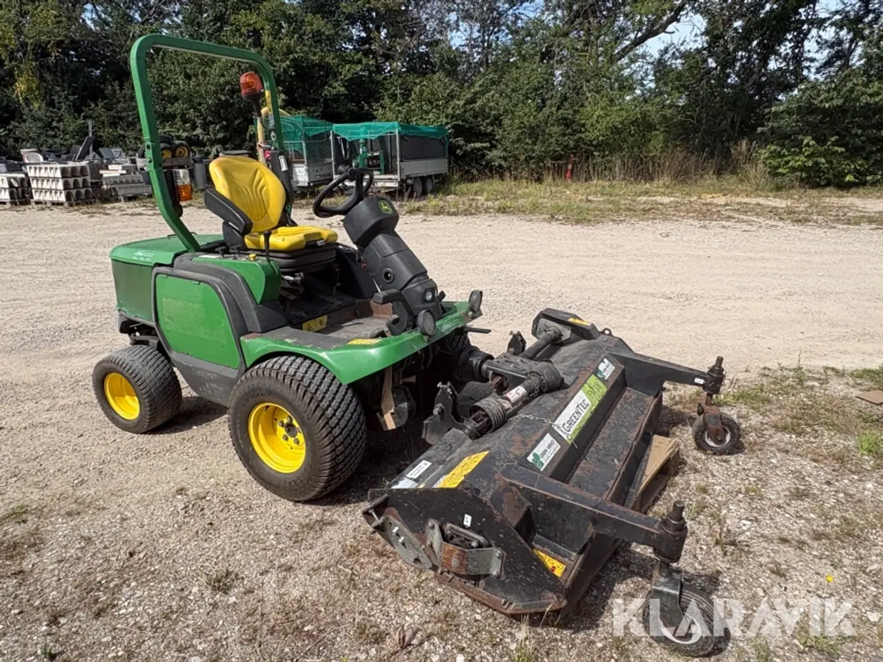 Billede 7 - Frontklipper John Deere F1400/1565 med Greentech FM18 klippebord
