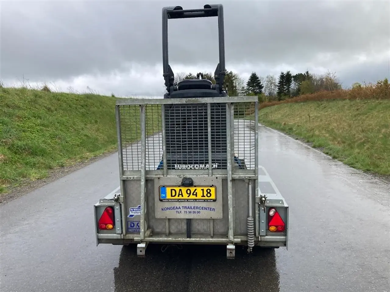 Billede 3 - Ifor Williams GX 84 Maskintrailer med rampe og mange bindeøjer