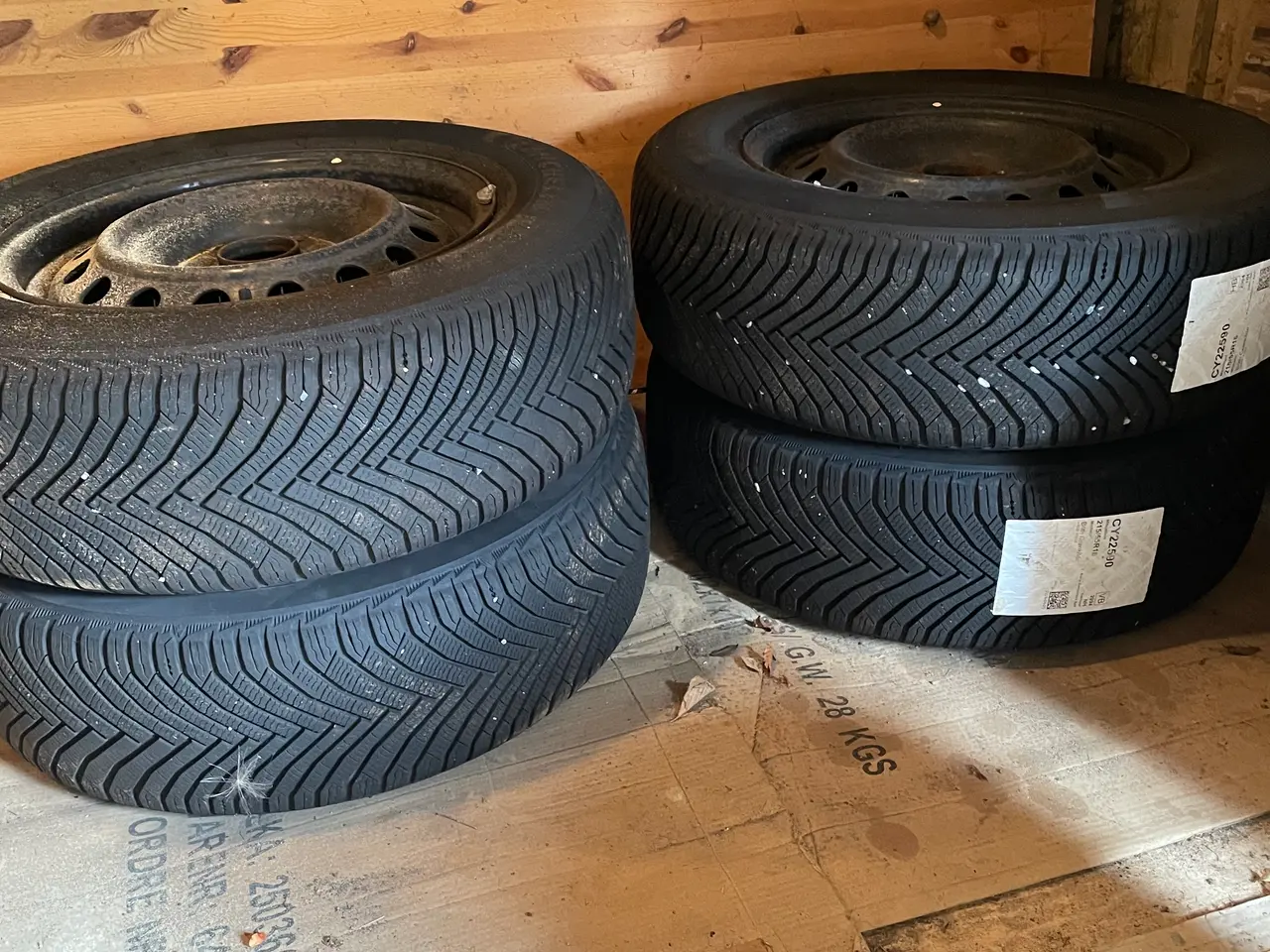 Billede 1 - 4 vinterdæk sælges