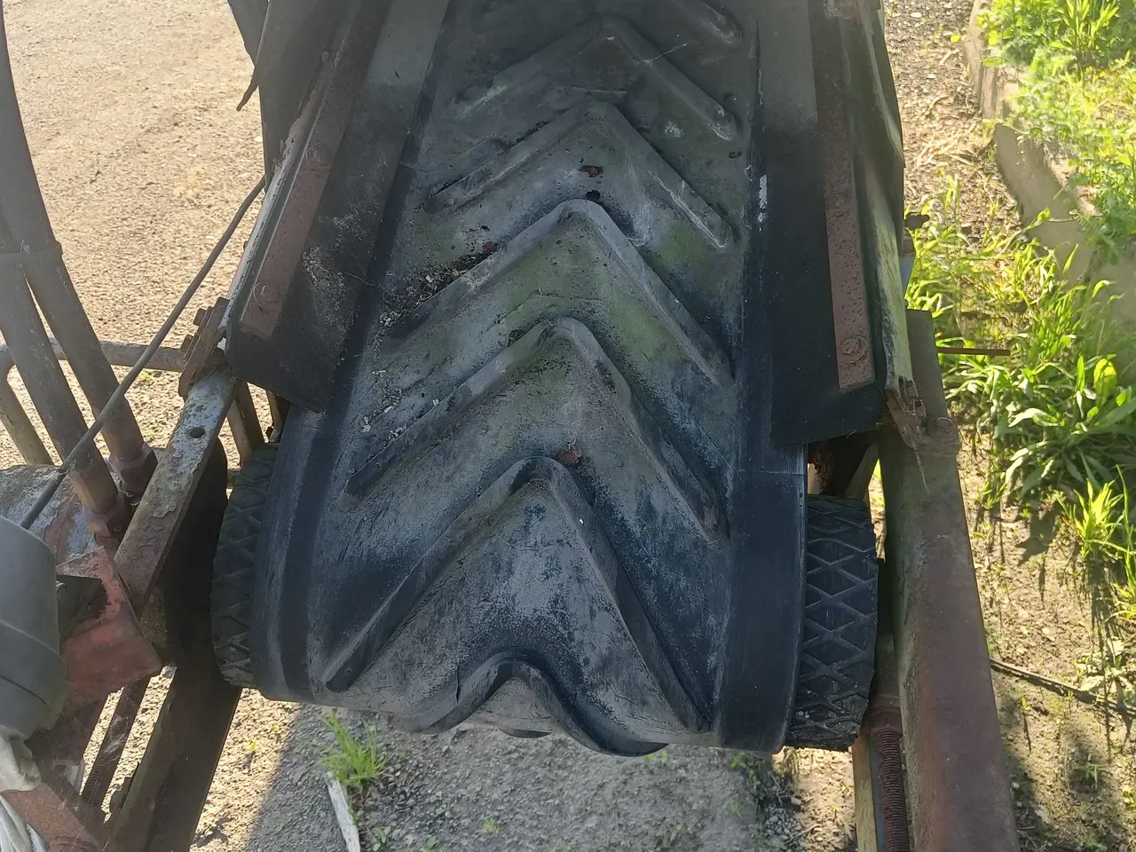 Billede 2 - Transportbånd hydraulisk 6 meter