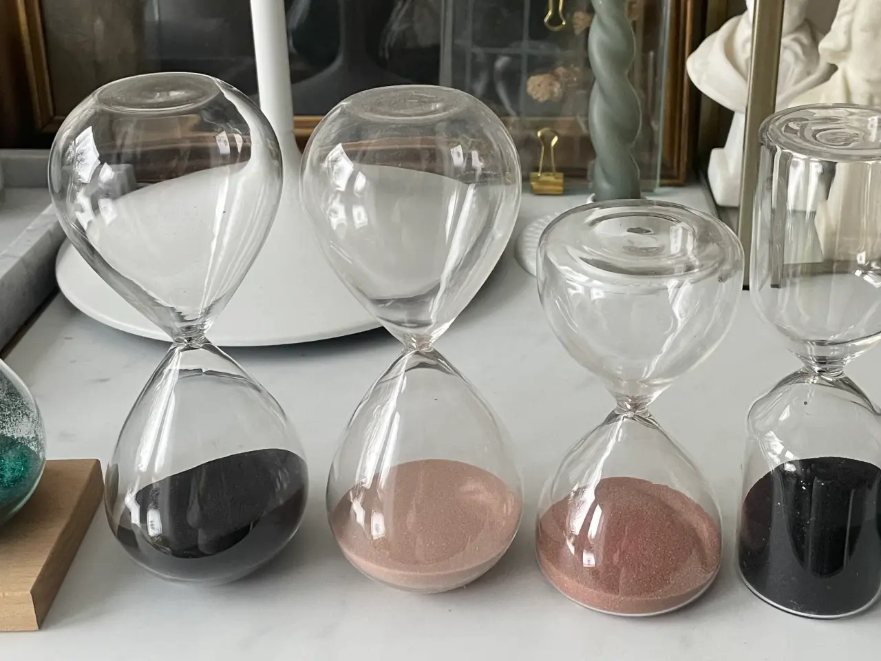 Billede 1 - 6 stk timeglas
