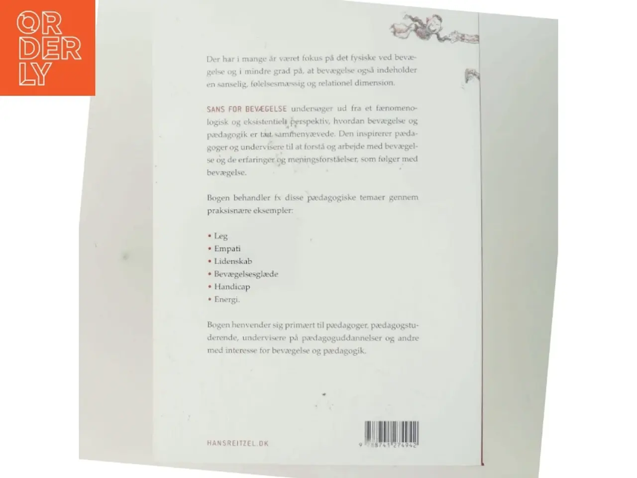 Billede 3 - Sans for bevægelse : livsnerven i pædagogisk arbejde (Bog)