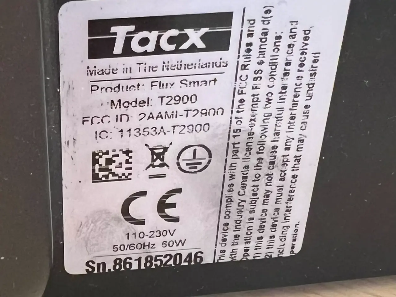 Billede 1 - Tacx Flux Smart T2900 hometrainer