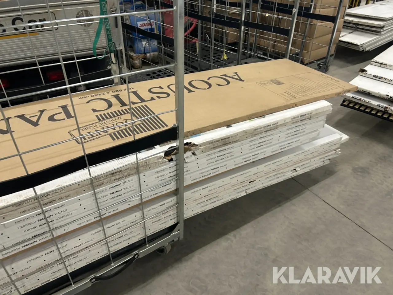 Billede 6 - Akustikpaneler Fibrotech Walnut 2 sortering, 20 styk. inkl 10 lister