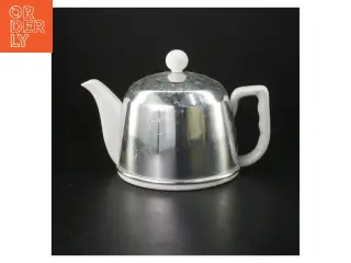 Tekande med metalskinnende låg (str. Ø 14 cm)