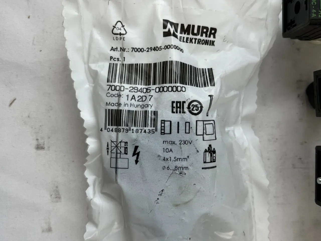 Billede 3 - Murr Elektronik relæ modul parti 24V AC/DC Relays