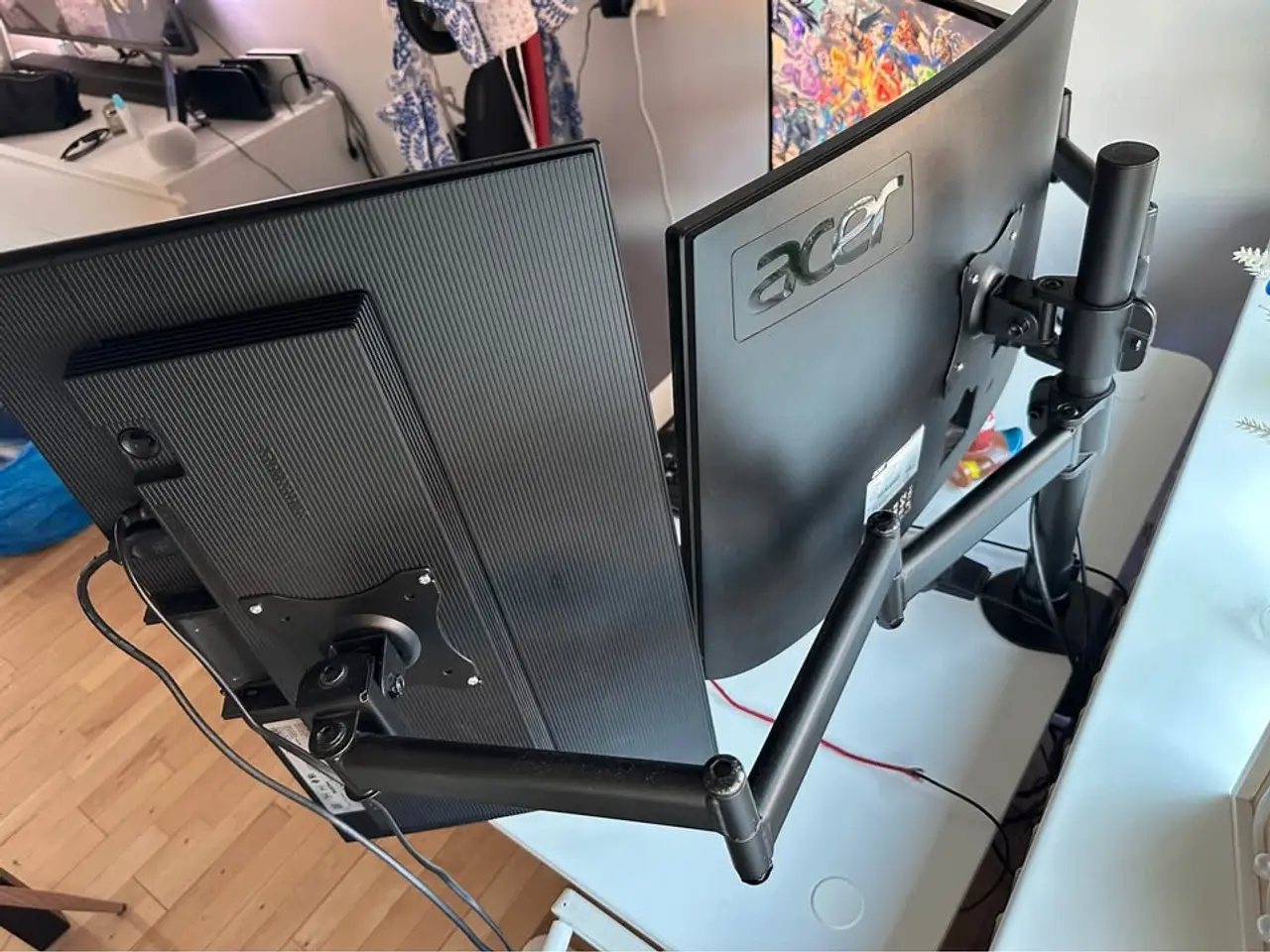 Billede 6 - Gaming PC + 3 skærme + skærmholder - Klar til brug