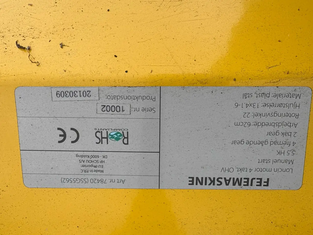 Billede 8 - Fejemaskine med sneslynge – 5,5 HK