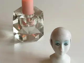 Dukkehoved, porcelæn