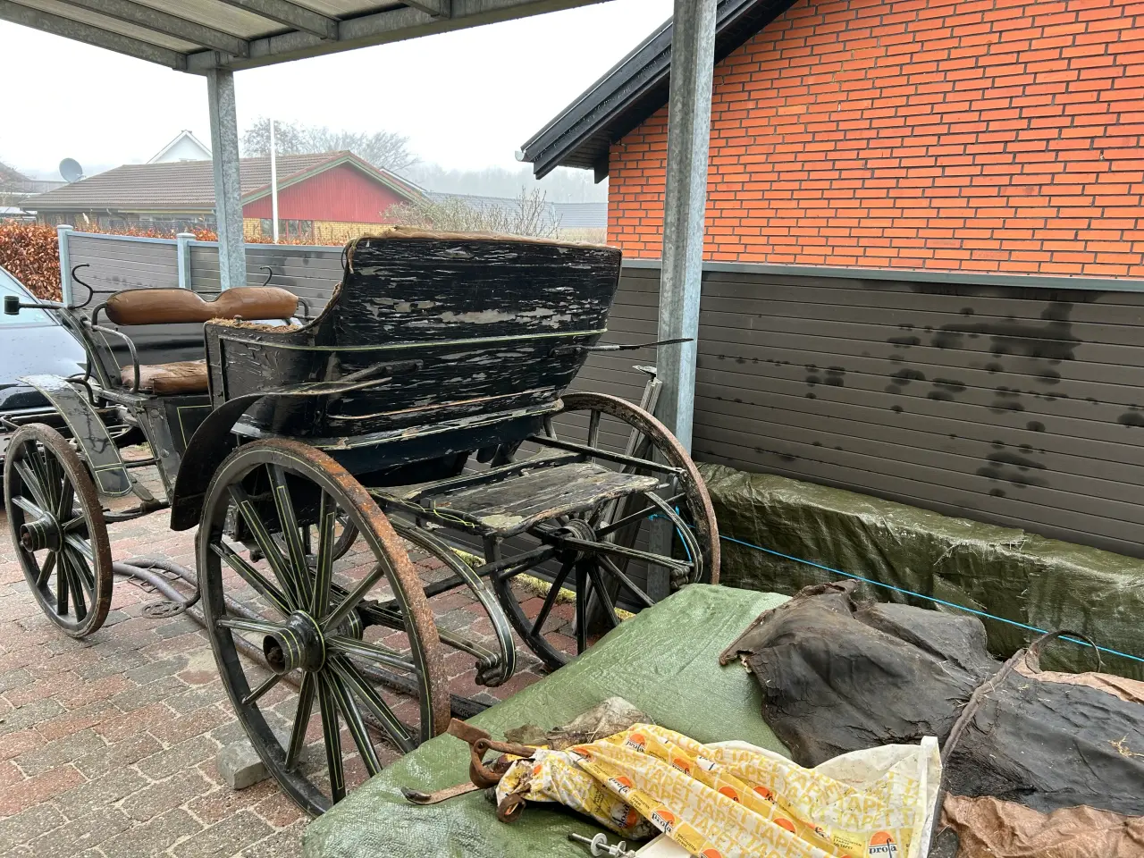 Billede 3 - Gammel hestevogn 
