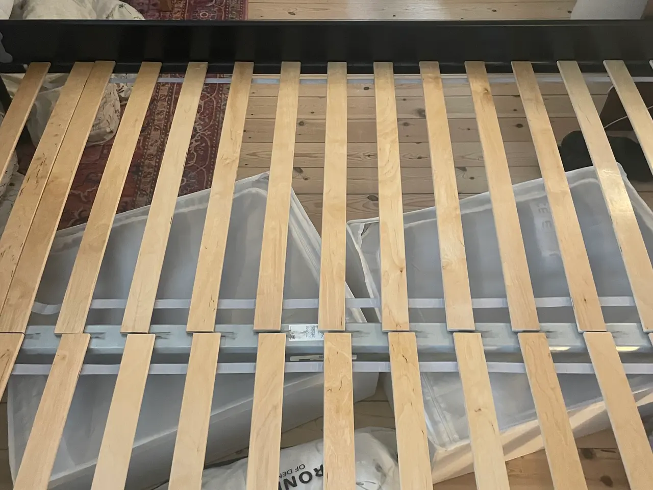 Billede 3 - IKEA metal sengeramme med lamelbund