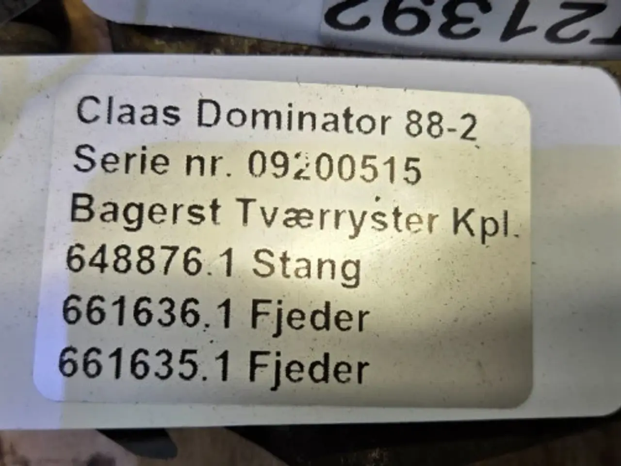 Billede 15 - Claas Dominator 88 Tværryster 687101.1