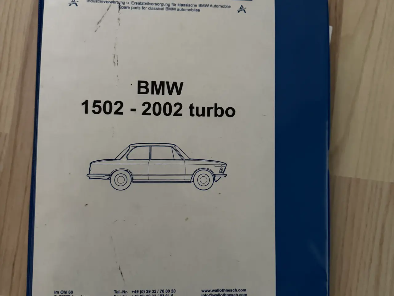 Billede 1 - BMW 1502- 2002 turbo Katalog