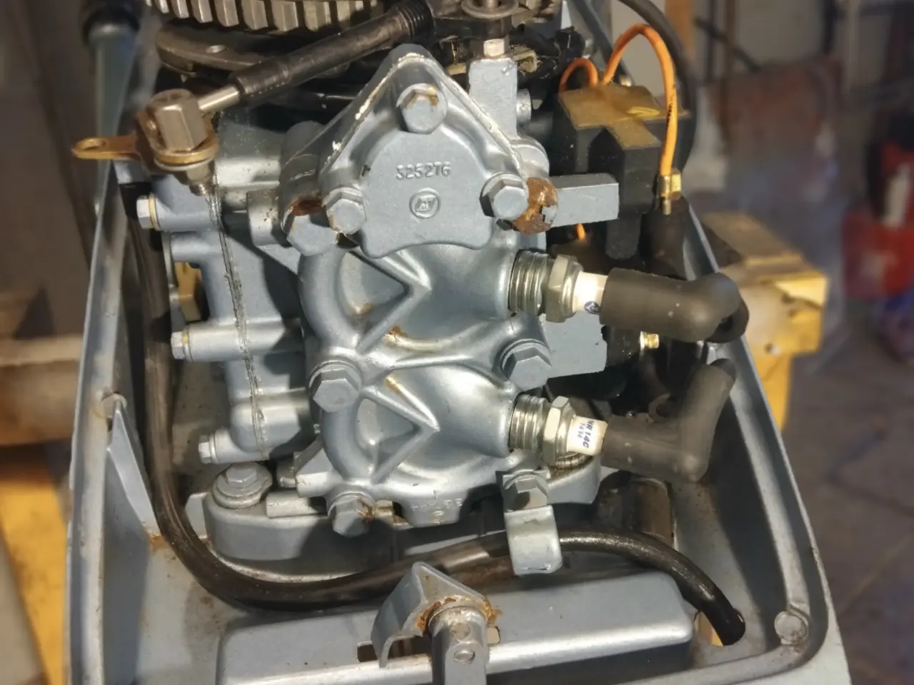 Billede 3 - 6 hk Evinrude 2 takt motor lang ben