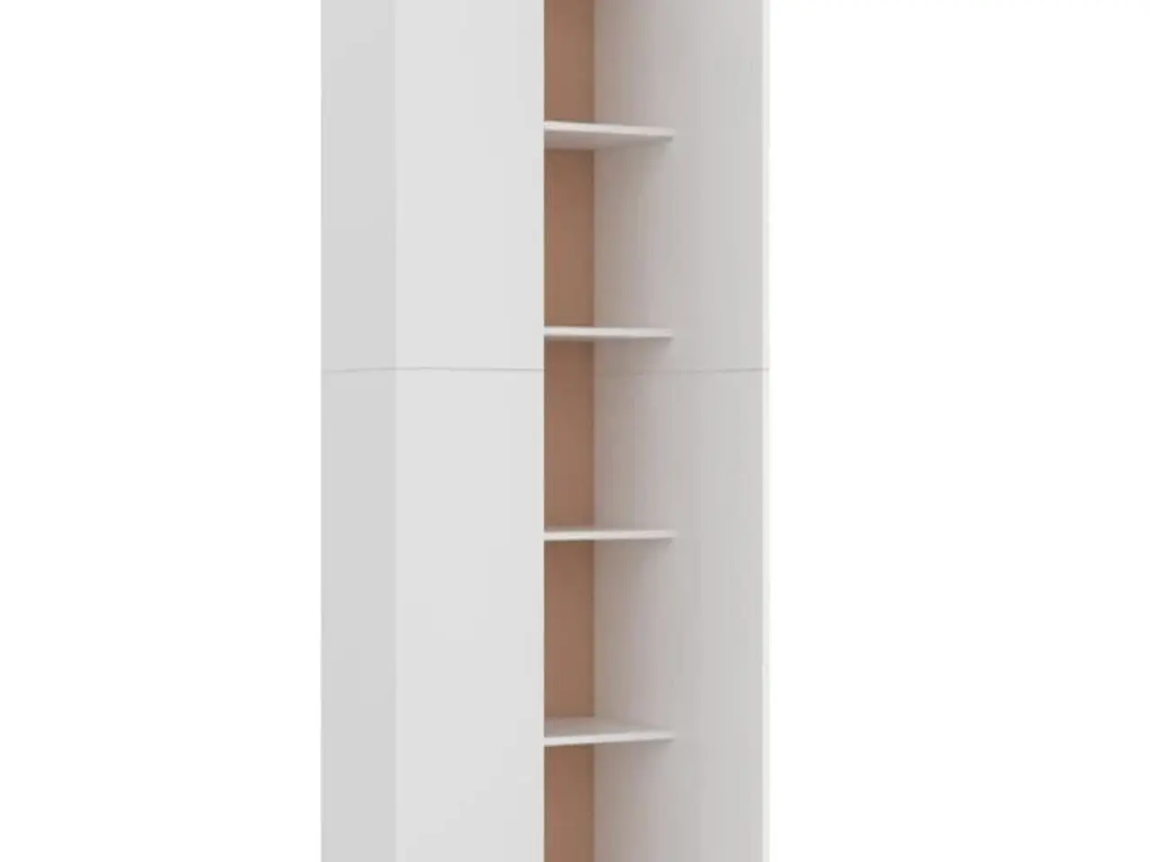 Billede 8 - Kontorskab til mapper 60×32×190 cm - hvid, konstrueret træ