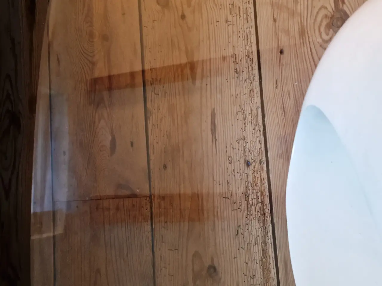 Billede 1 - Glas sofabord med fod