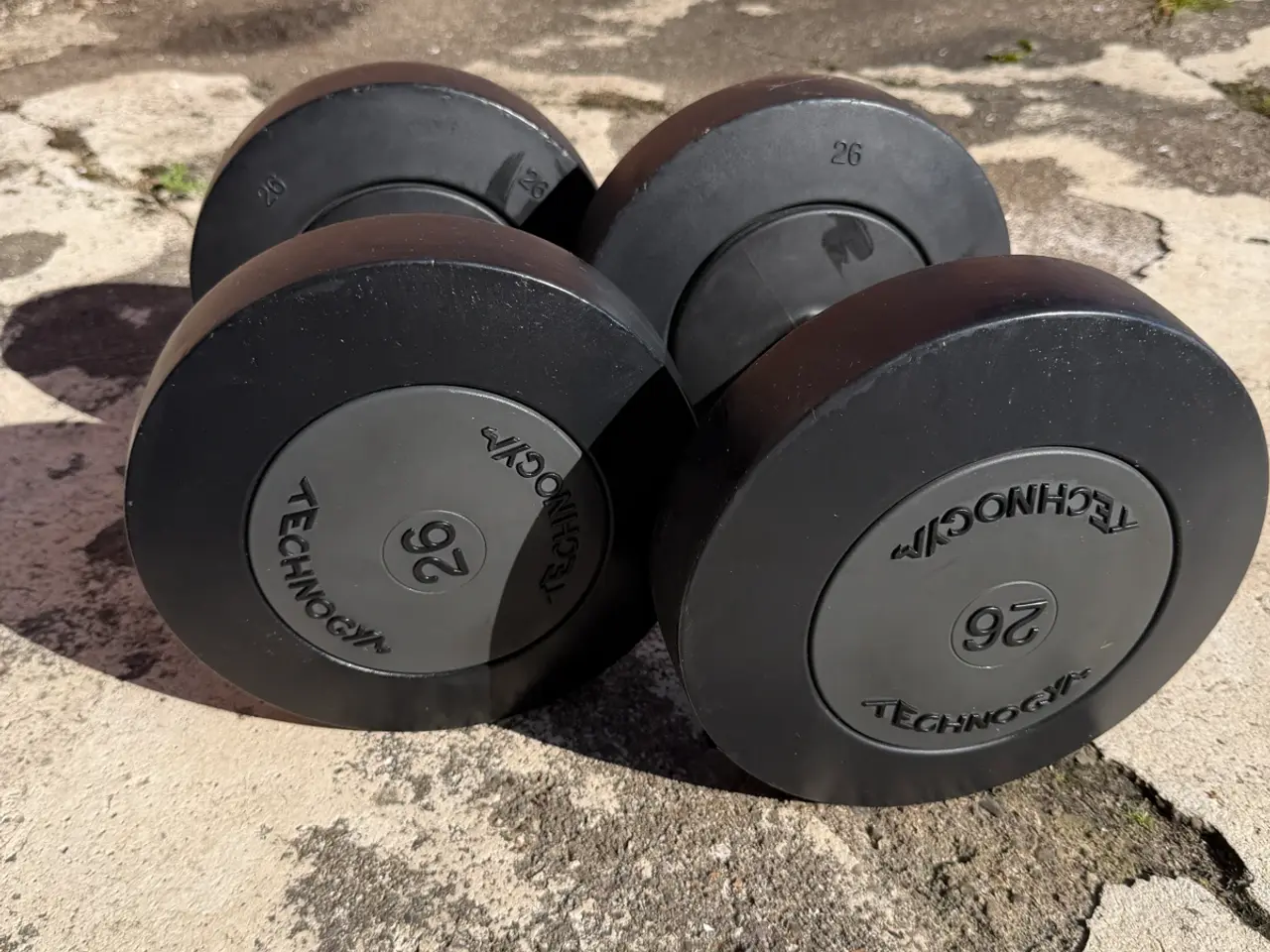 Billede 2 - Technogym Urethane håndvægte (2 x 26 kg.)