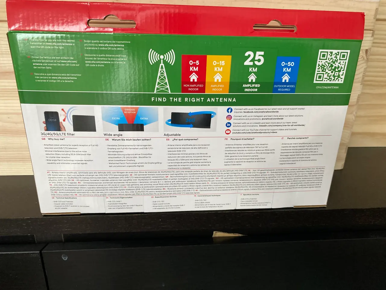 Billede 2 - Antenne indedørs DVB-T/T2