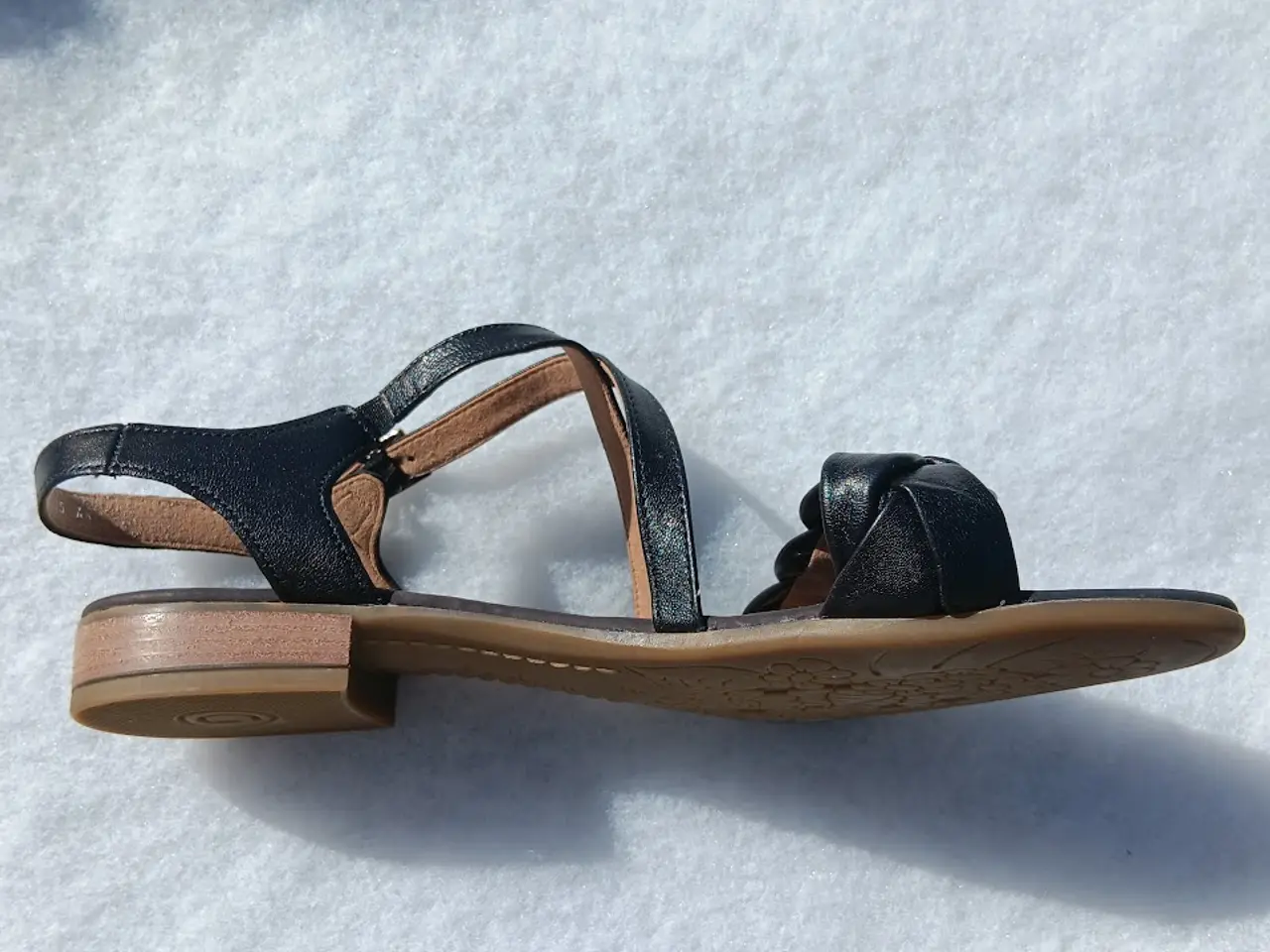 Billede 2 - Gabor Sandal i Sort Skind NY