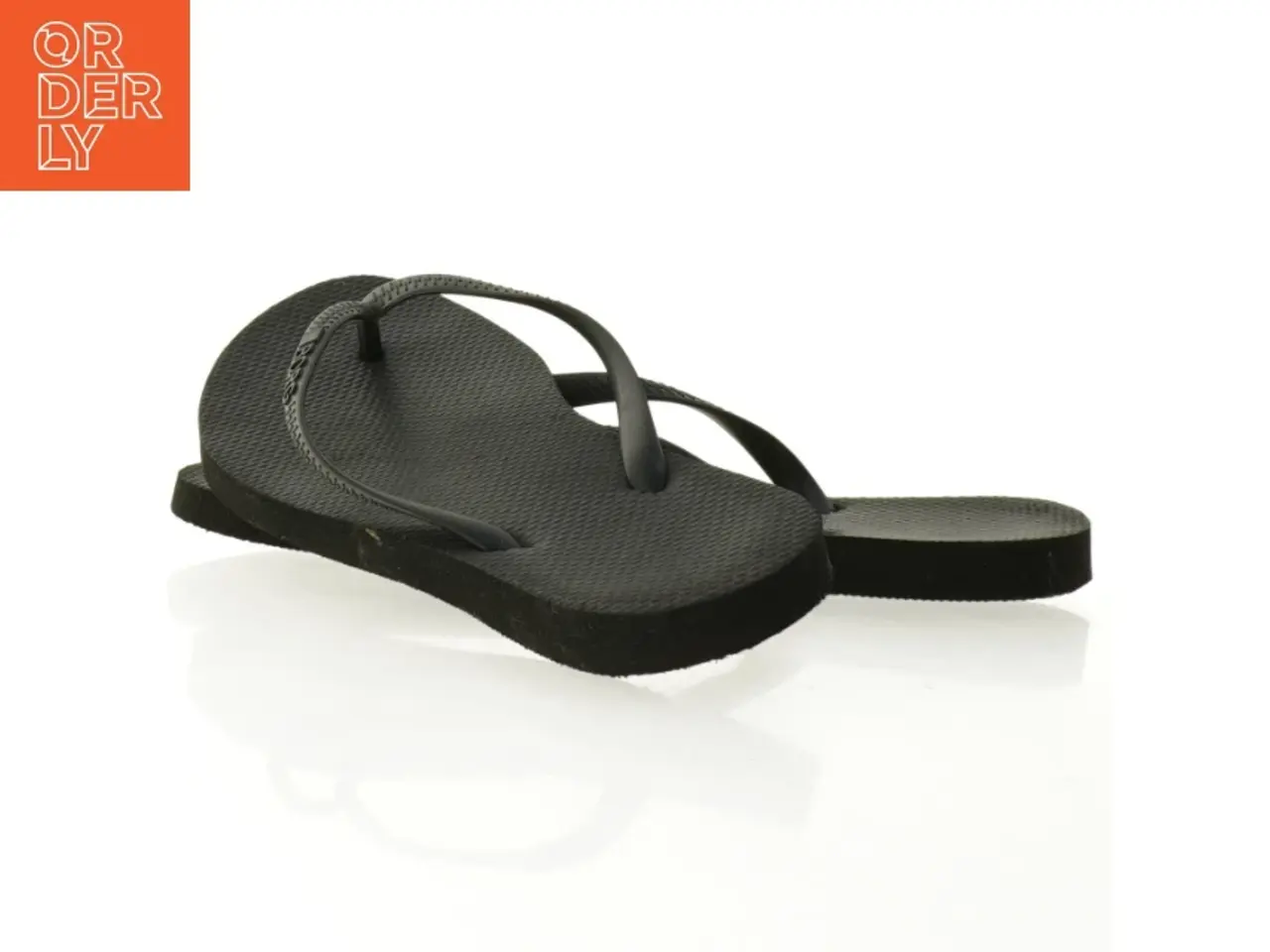 Billede 4 - Bjørn Borg Brugte sorte flip-flops (str. 25 cm)