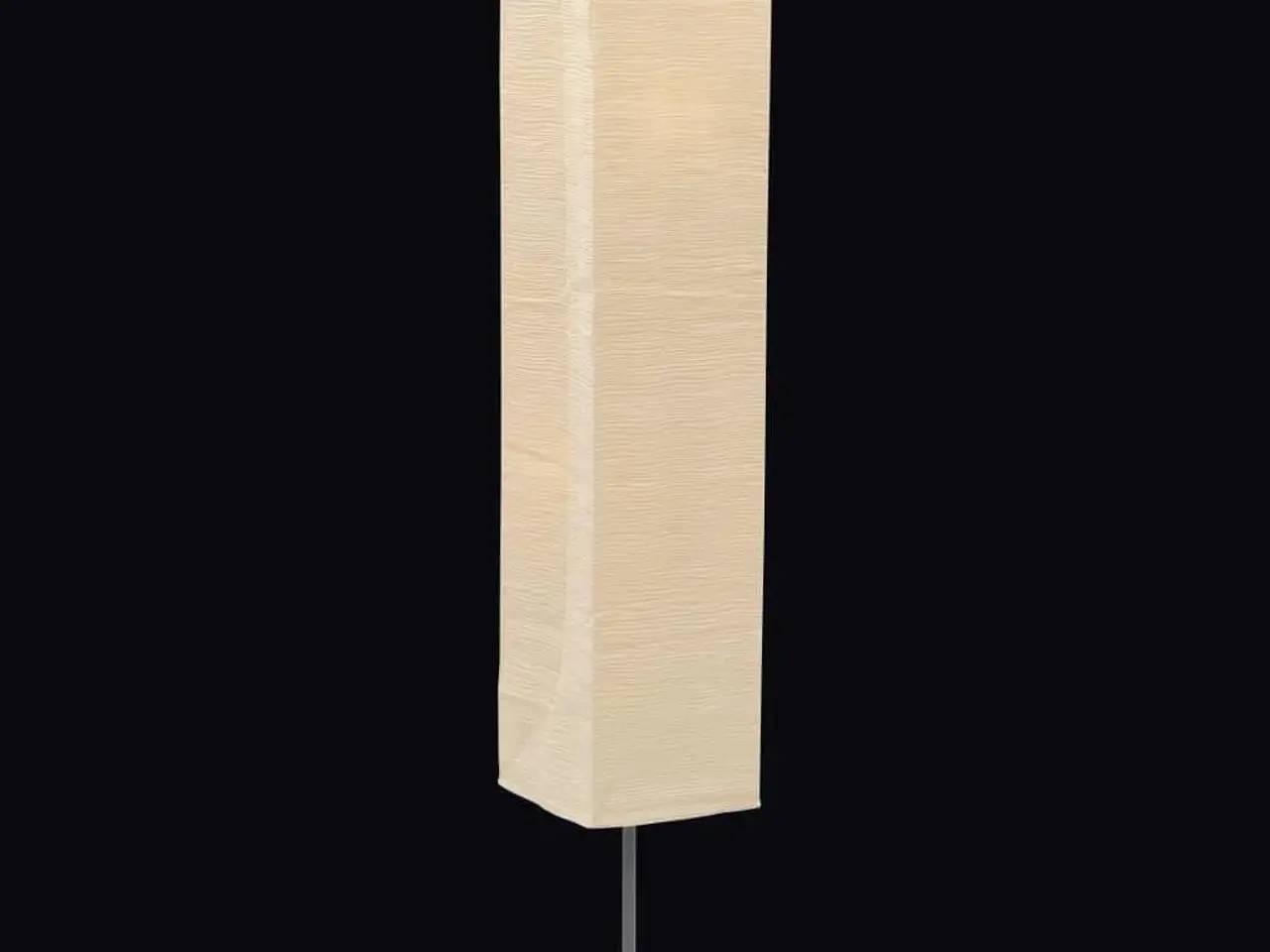 Billede 1 - Standerlampe med stålfod 135 cm beige