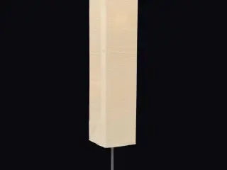 Standerlampe med stålfod 135 cm beige