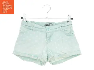 Mintgrønne shorts med prikker fra Unit (str. 122)