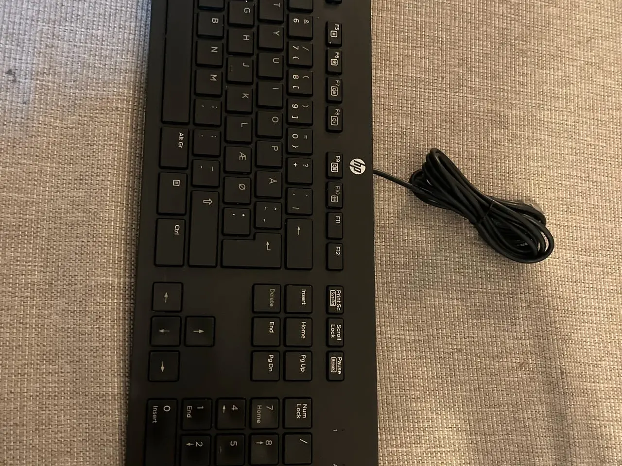 Billede 1 - Tastatur HP SK-2120 med ledning (USB)