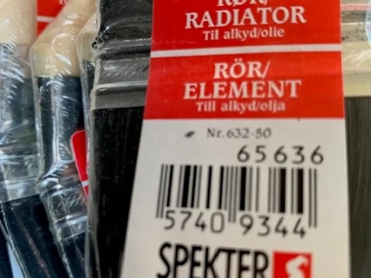 Billede 3 - 4 stk Spekter 632-50 rør/radiatorpensel , vinkel,