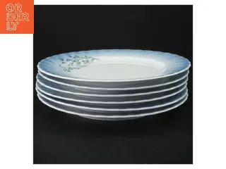 Tallerkener (6 stk) fra Christineholm Porcelaine (str. Ø 19,5 cm)