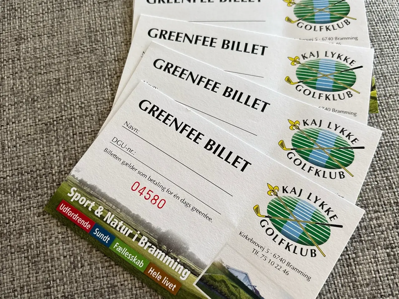 Billede 1 - Greenfee billetter til Kaj Lykke Golfklub
