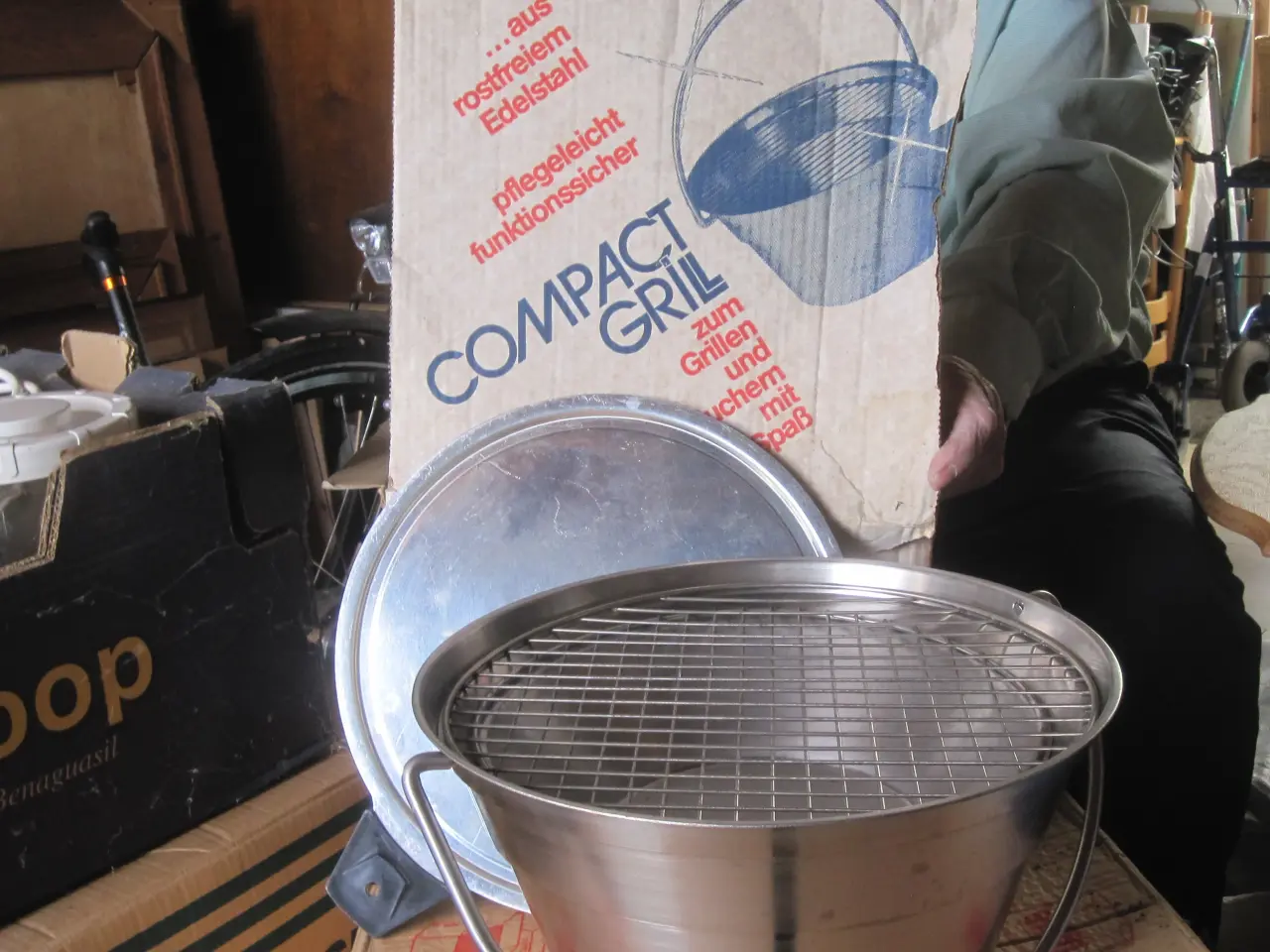 Billede 1 - Transportabel grill samt Weber grill
