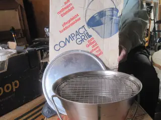 Transportabel grill samt Weber grill
