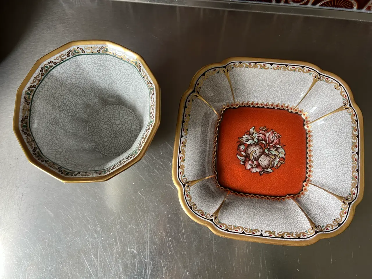 Billede 5 - Dahl Jensen porcelæns fag og trompetvase