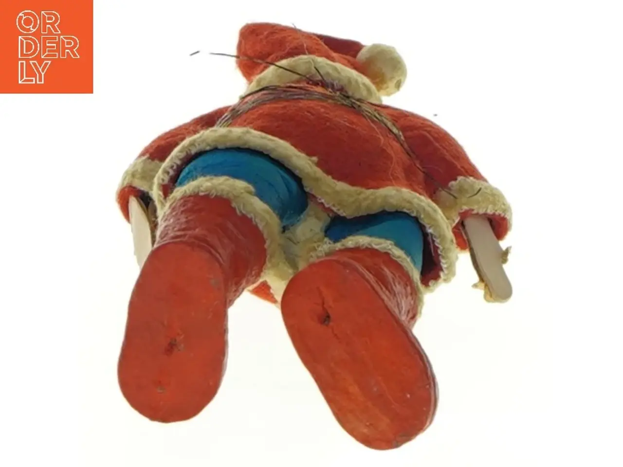 Billede 4 - Julemandsfigur, antik (str. 14 x 7 cm)