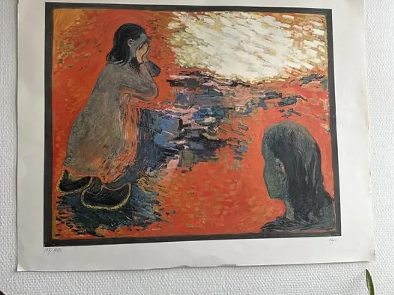Billede 1 - Litografi Kay Christensen “Miriam”