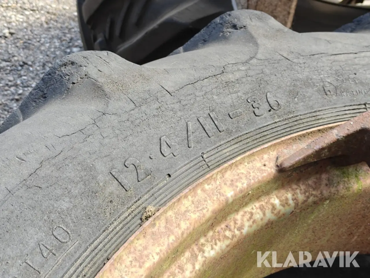Billede 3 - Tvillinghjul Dunlop 12.4/11-36 2 styk