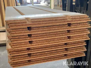 Thermo gulvspånplader 7 styk - 38 mm - 48x180 cm