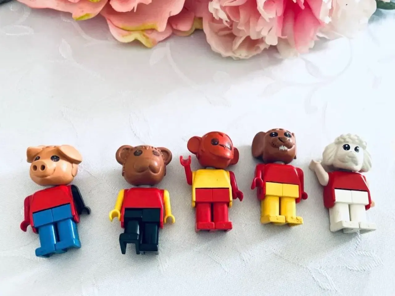 Billede 2 - Fabuland Lego 5 figur vintage