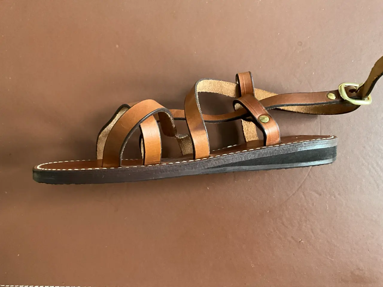 Billede 5 - Håndsyede læder sandaler fra Sandal snedkeren