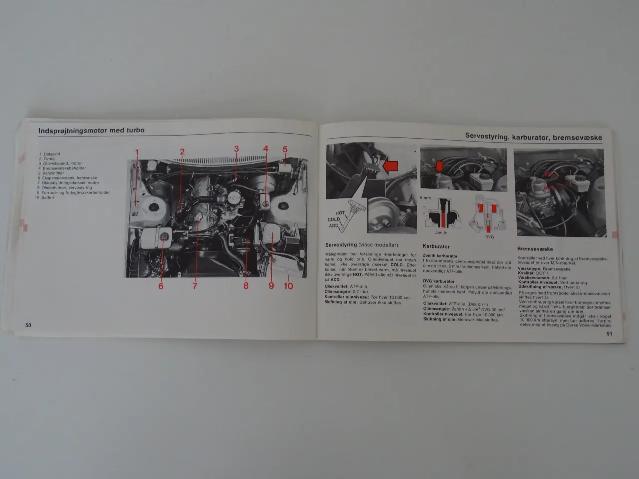 Billede 3 - Instruktionsbog til Volvo 240 model 1983