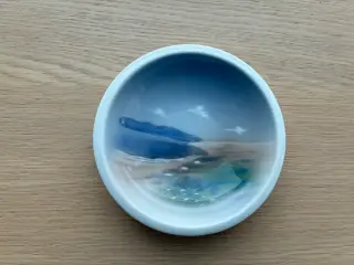 Lille skål - Lyngby Porcelæn - Fjordlandskab