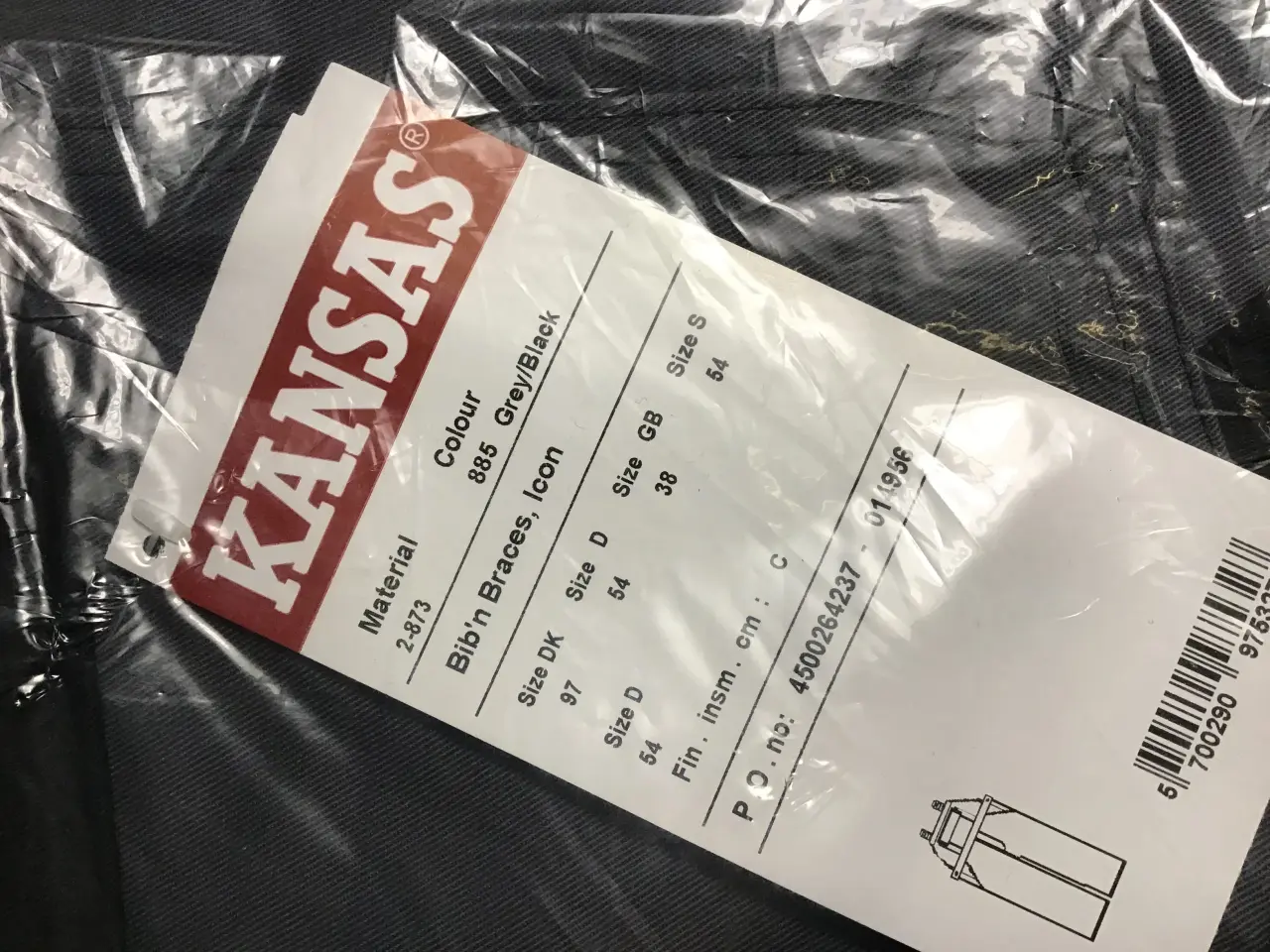 Billede 2 - Kansas overall 2-873 grå