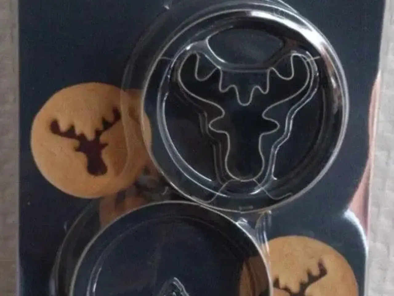 Billede 1 - Rensdyr fyldte cookies udstikker