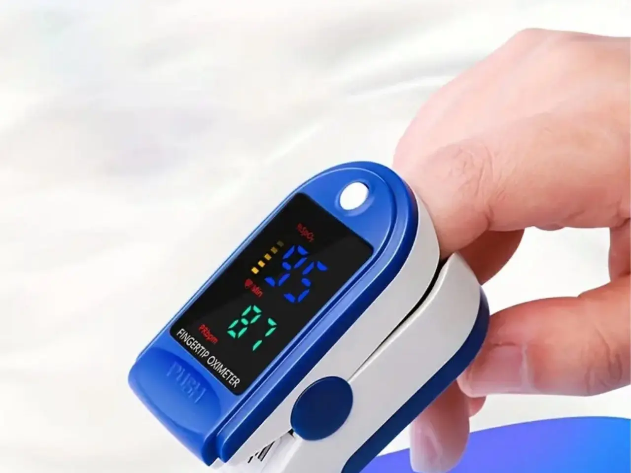 Billede 1 - Pulsmåler / pulsoximeter til fingerspidsen