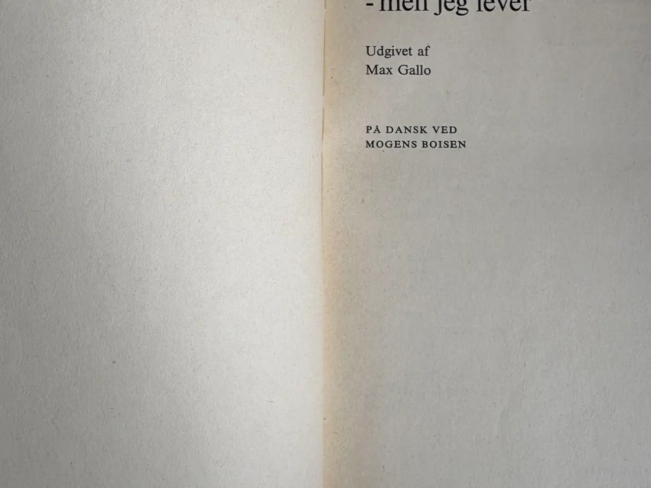 Billede 3 - - men jeg lever