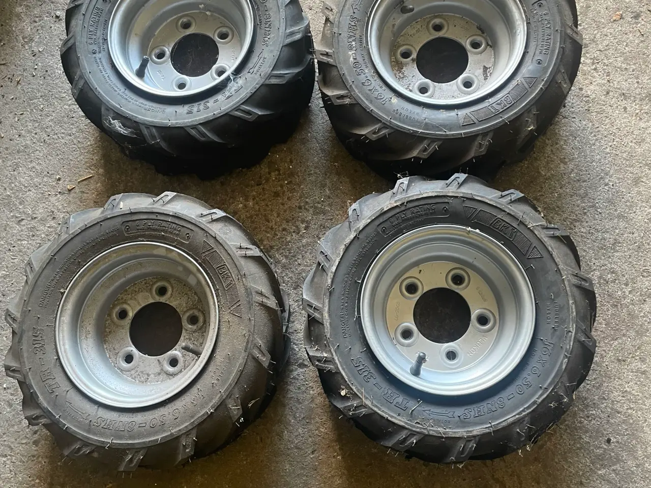 Billede 1 - Hjul til havetraktor eller lignende 
