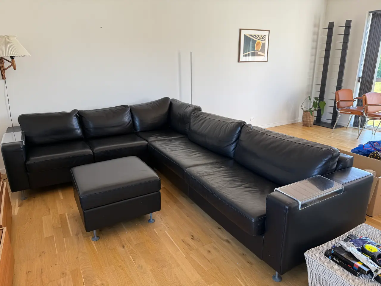 Billede 1 - Hjørnesofa i læder fra Bolia